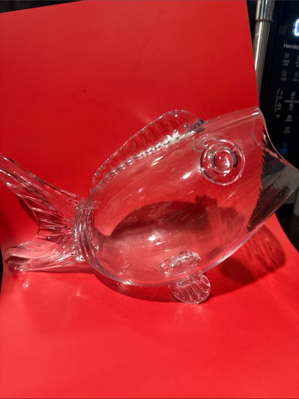Clear Fish Vase